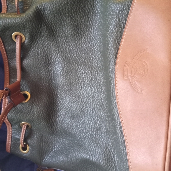 Ghurka Original Collection Pebbled Leather Green/Tan/Golden...